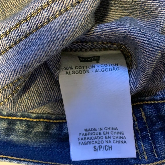 Levi’s Red Tab Blue Denim Vest - Women’s Size Small - Picture 9 of 9